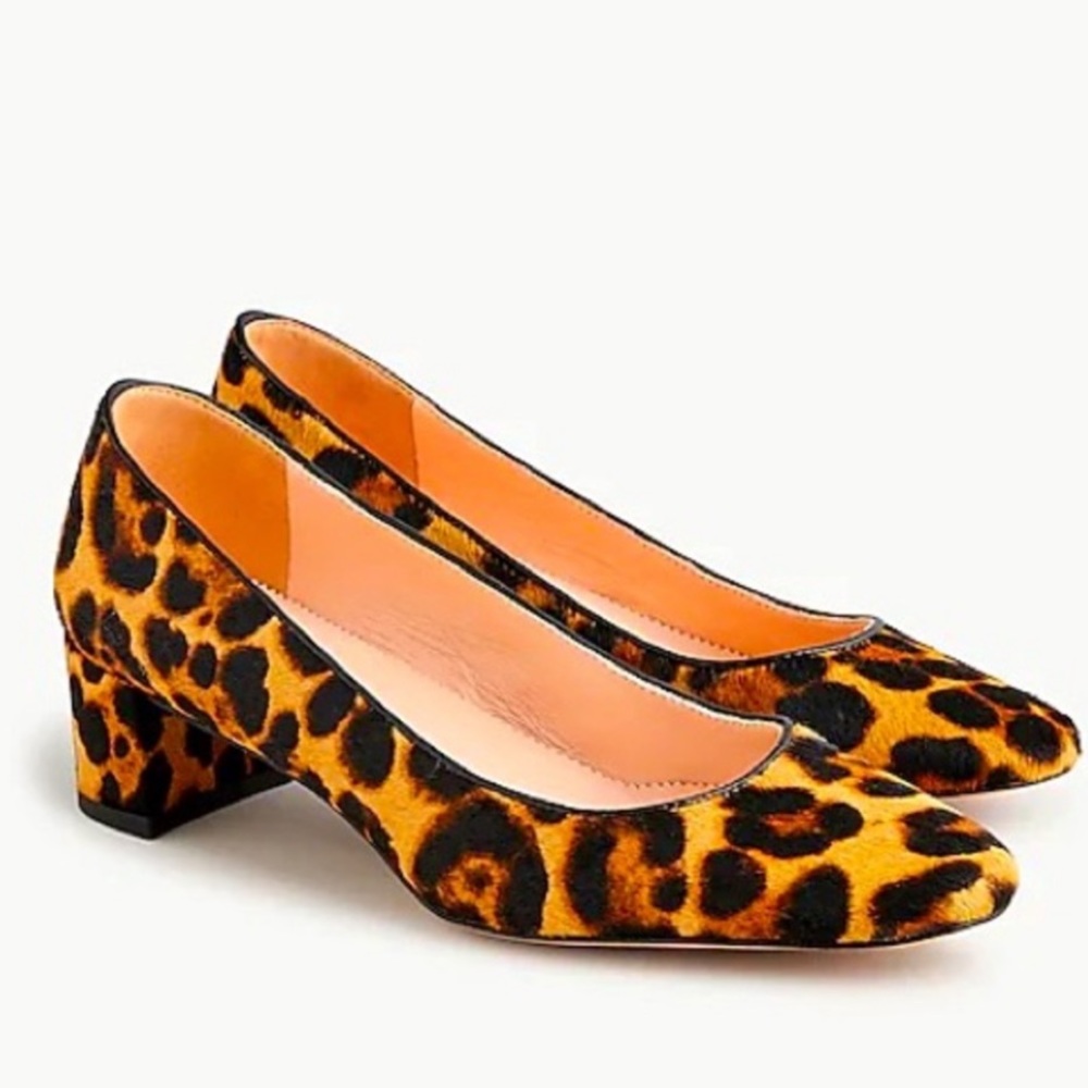 J. Crew Leopard Print Heels